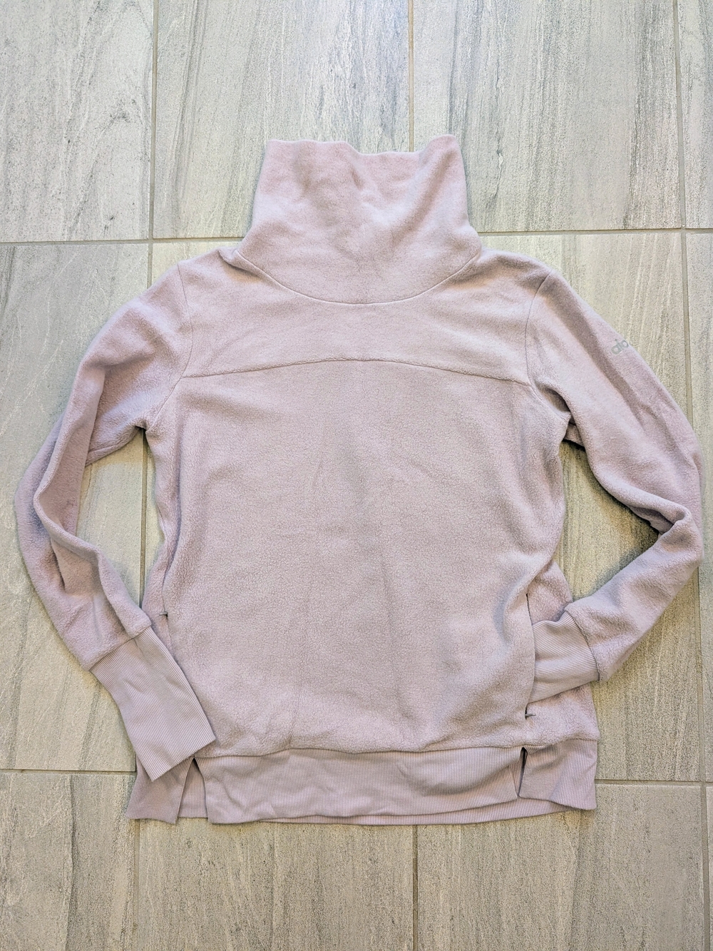 ALO Yoga Turtleneck Fleece Pullover - Women's XS - Picture 1 of 7